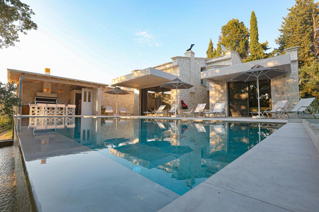 My Mediterranean Corfu Luxury Villa With Private Swimming Pool Kontokali Extérieur photo