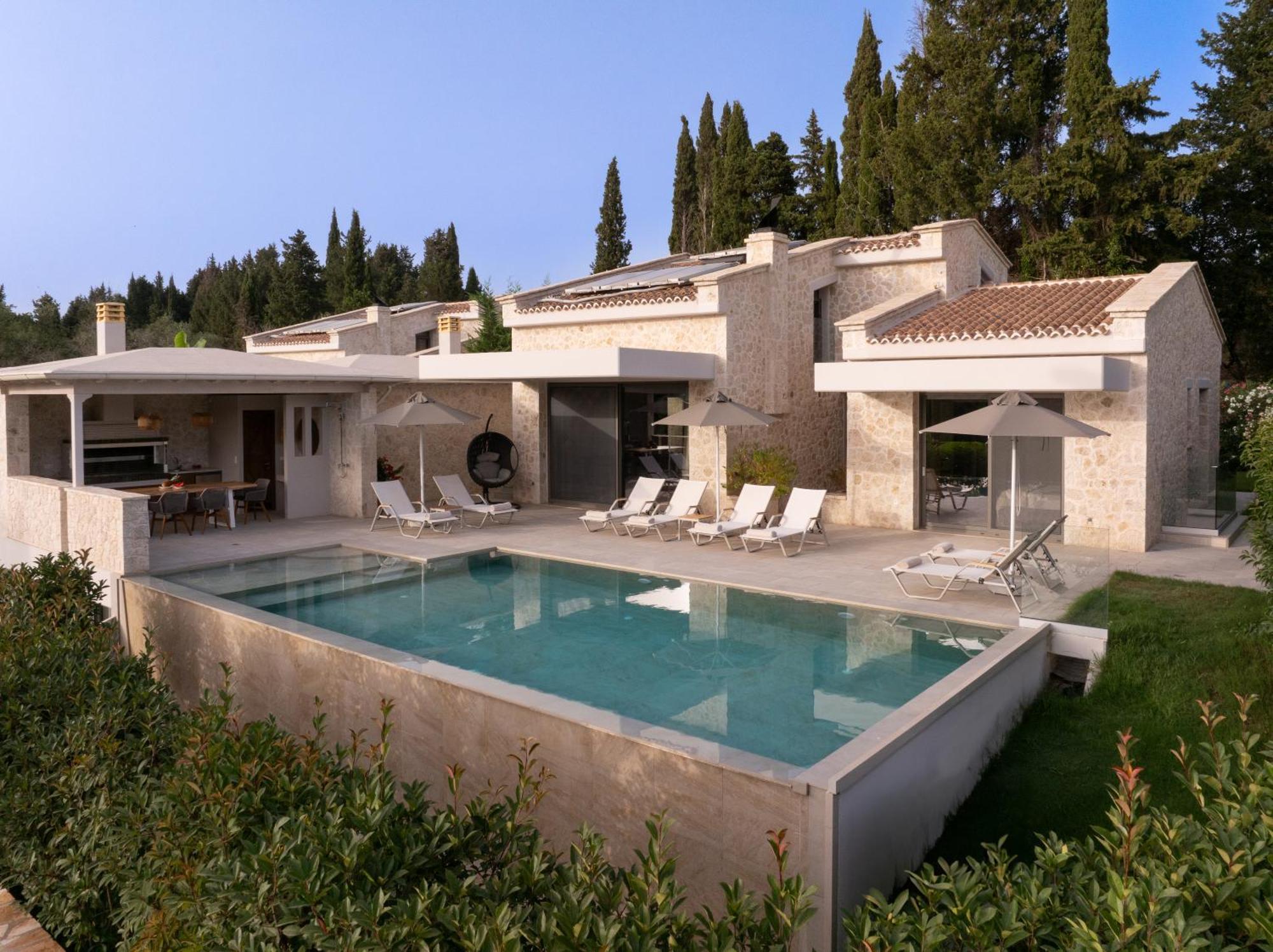 My Mediterranean Corfu Luxury Villa With Private Swimming Pool Kontokali Extérieur photo