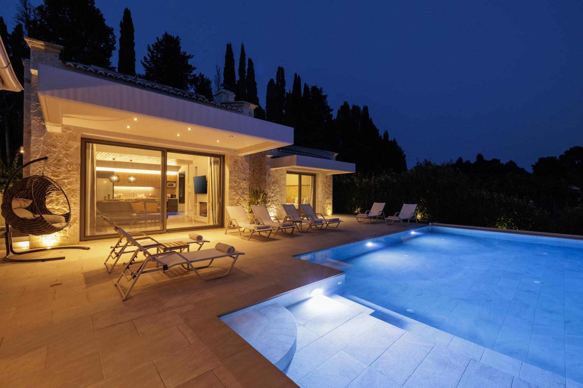 My Mediterranean Corfu Luxury Villa With Private Swimming Pool Kontokali Extérieur photo