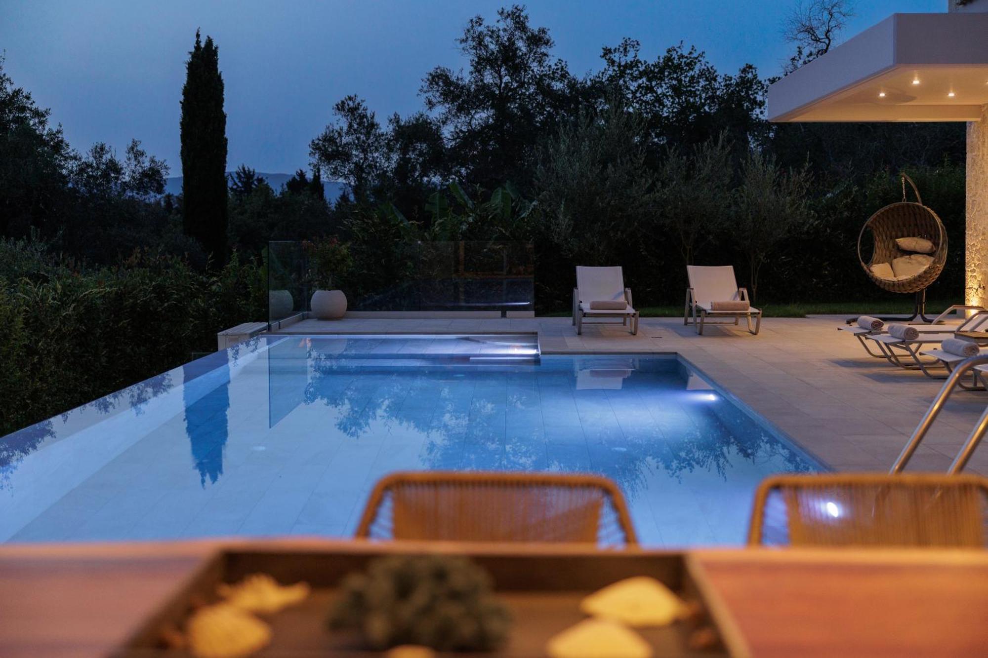 My Mediterranean Corfu Luxury Villa With Private Swimming Pool Kontokali Extérieur photo