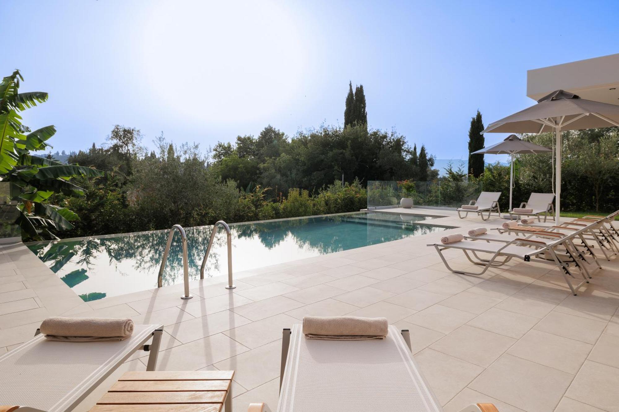 My Mediterranean Corfu Luxury Villa With Private Swimming Pool Kontokali Extérieur photo